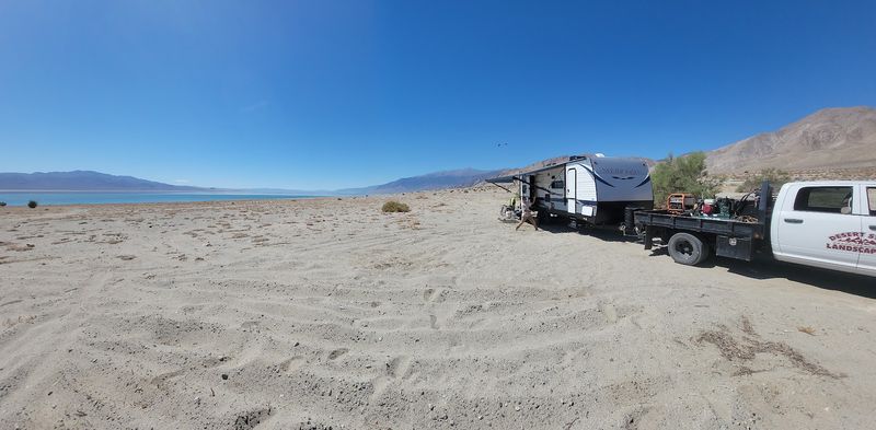 Camping Where The Desert Meets The Water