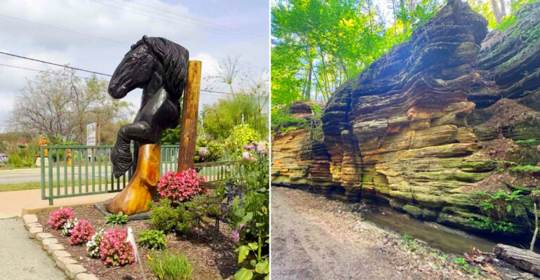 Wisconsin’s Longest And Deepest Land Canyon Feels Like It Belongs Out West