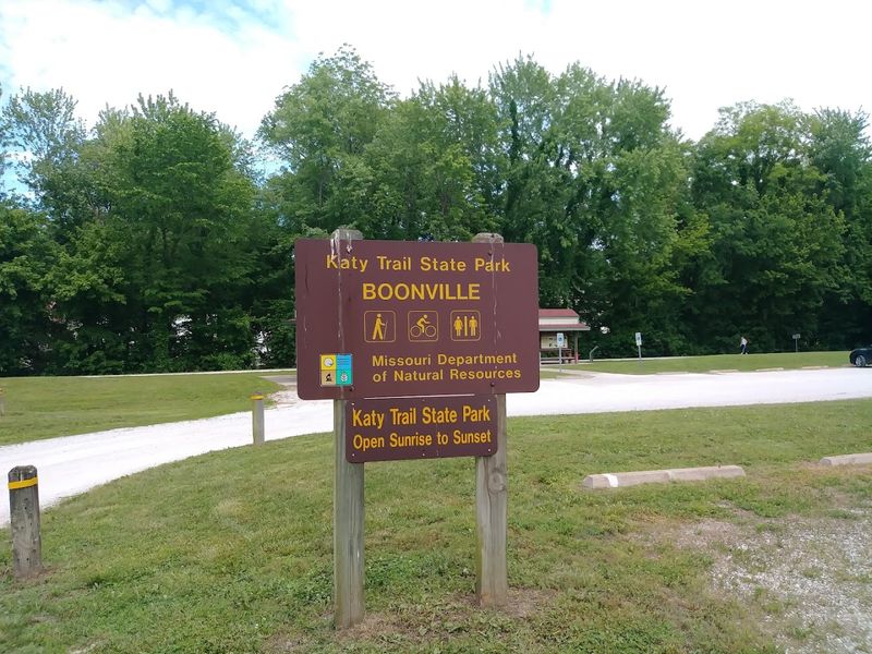 The Katy Trail Passes Directly Through Town