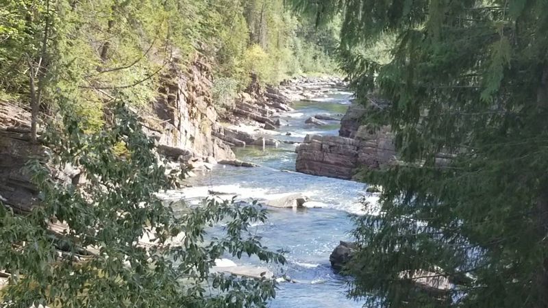 The River Changes Character Below The Falls