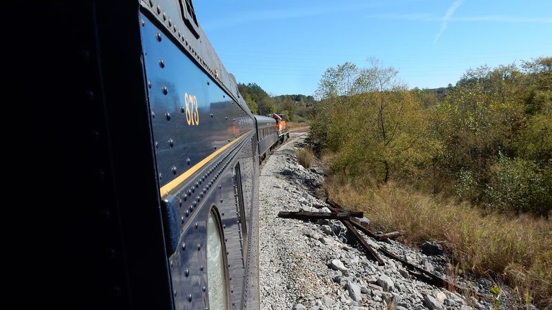 The Blue Ridge Scenic Railway And Its Stop In The Twin Towns