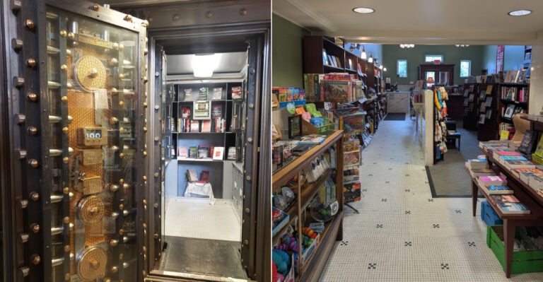 This Massive Iowa Bookstore Is Hidden Inside A Historic Bank Building
