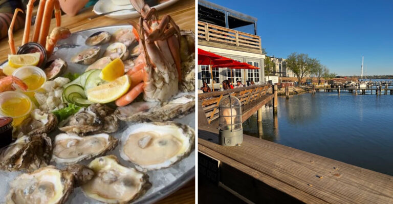 This Maryland Seafood Spot Serves Platters Big Enough To Feed The Whole Table