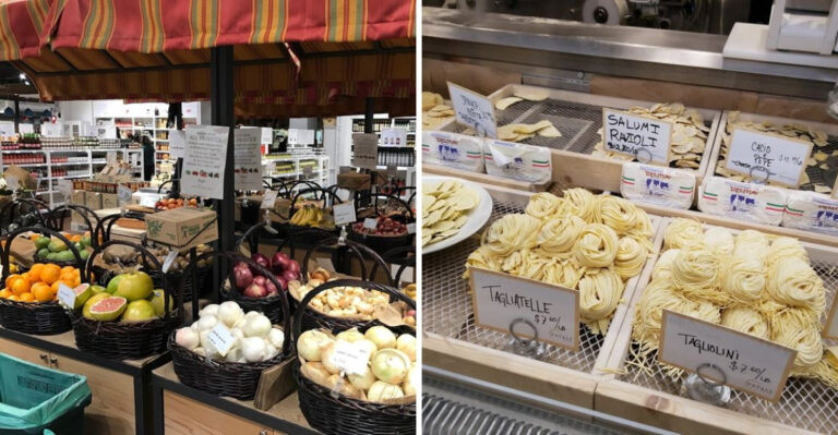 This 45,000-Square-Foot Italian Marketplace In Massachusetts Makes Fresh Pasta Daily