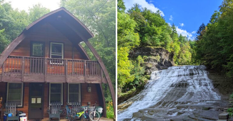 9 New York Cabins Under $150 A Night With Lakes Or Trails Right Outside The Door
