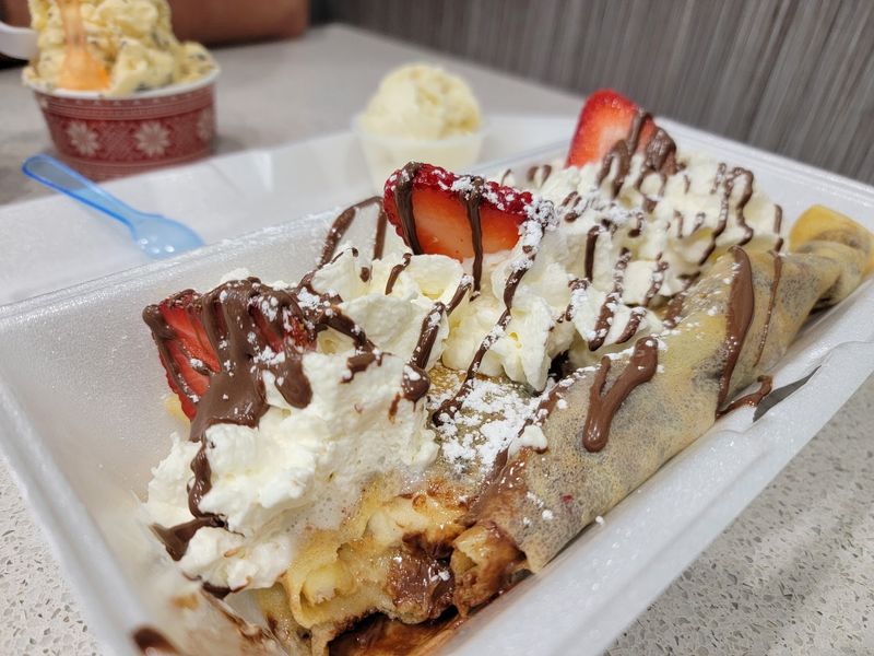 Fresh Crepes Made To Order Right In Front Of You