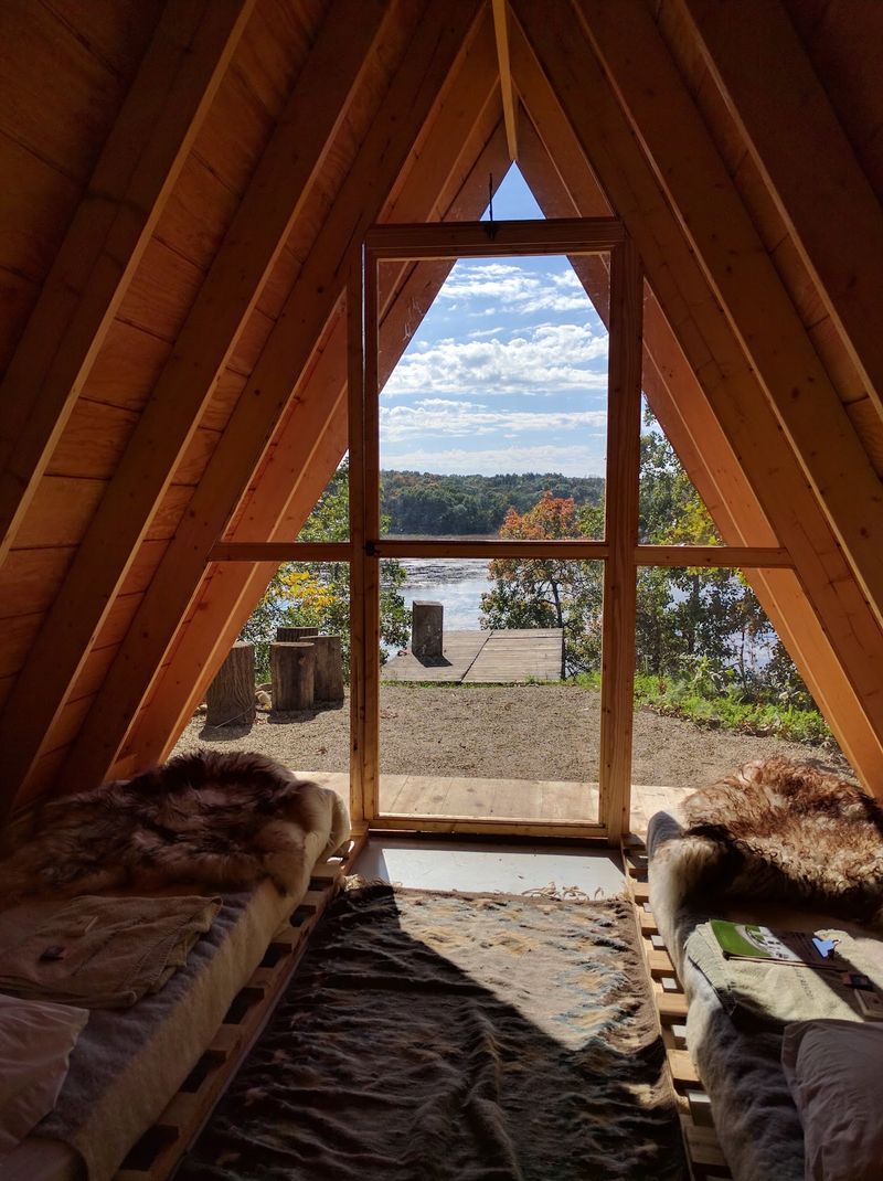 Sleeping Options That Range From Cabins To Canvas Tents