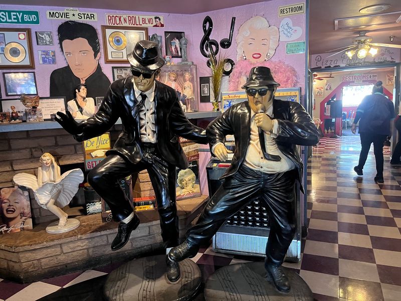 Checkerboard Floors And Wall To Wall Memorabilia