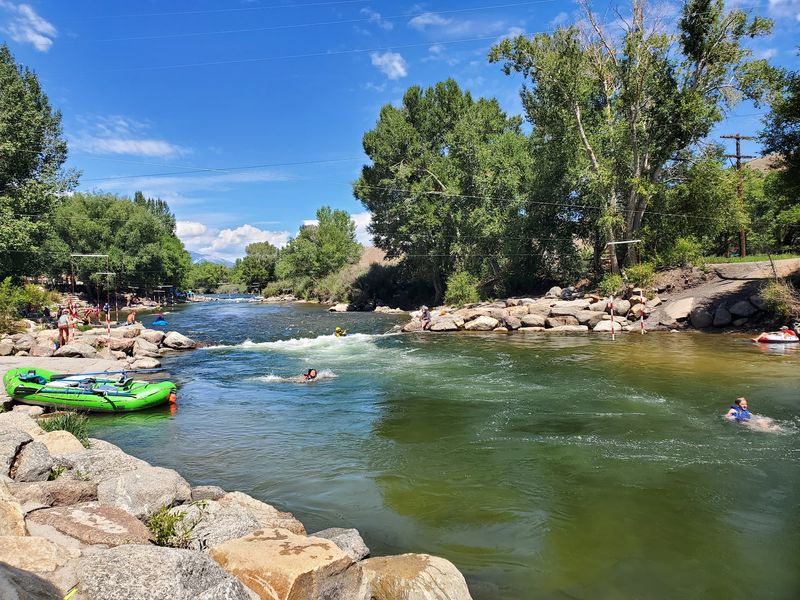 The Arkansas River Runs Right Through The Middle