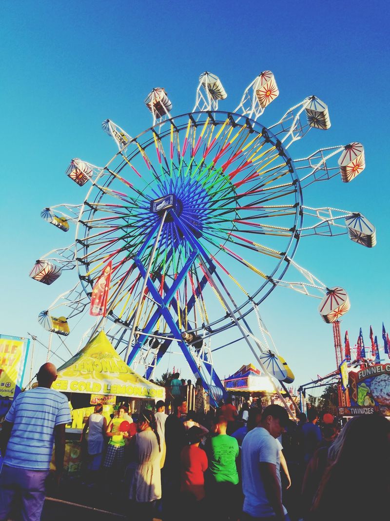 Ferris Wheel Lights And The Classic Midway