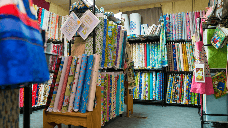 Over 2,000 Bolts Of Quilter's Cotton Under One Roof