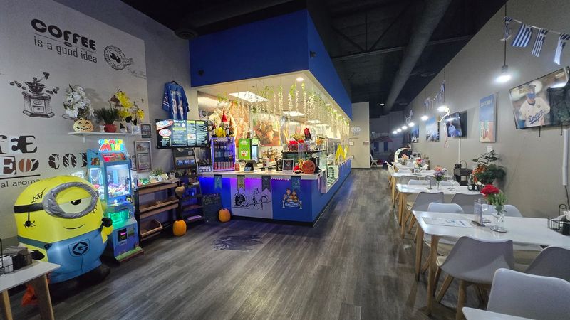 Strip Mall Outside, Aegean Charm Inside