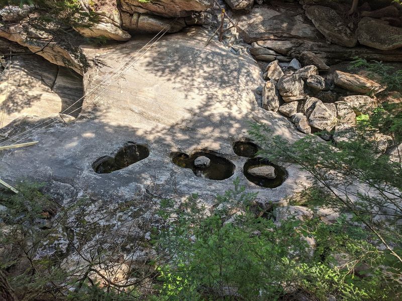 Natural Stone Bridge And Caves In Pottersville, NY