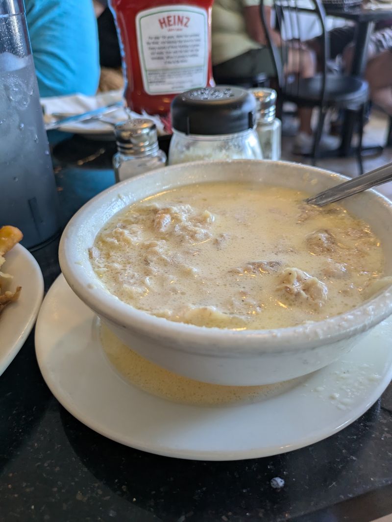 Fish Chowder Thick Enough To Stand A Spoon In