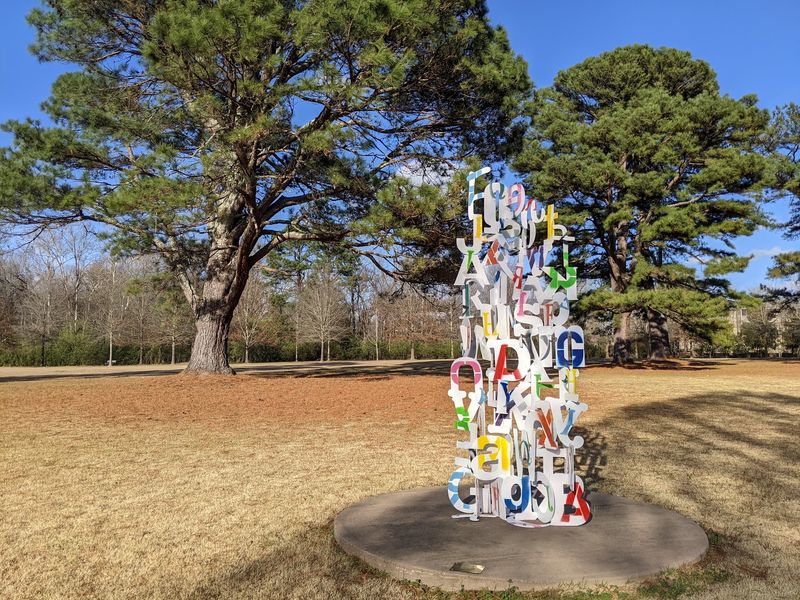 Welcome To The Yokna Sculpture Trail At Lamar Park
