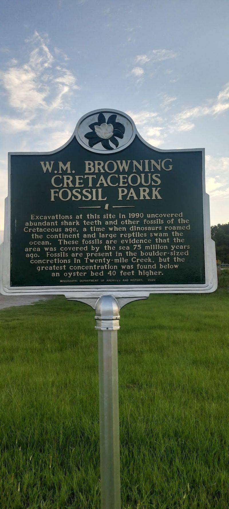 Welcome To W.M. Browning Cretaceous Fossil Park
