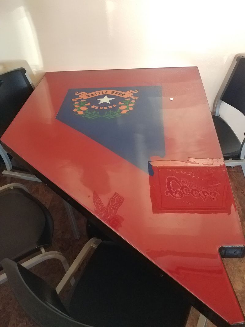 Tables Shaped Like The Silver State