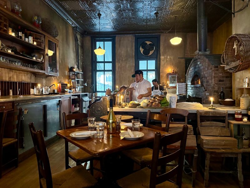 The Dining Room Feels Small, Warm, And Loud