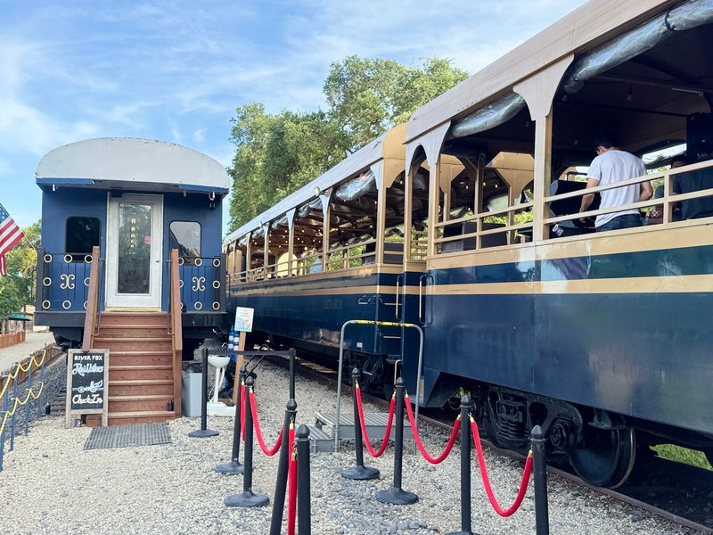 Dinner Served At Your Table While The Miles Pass