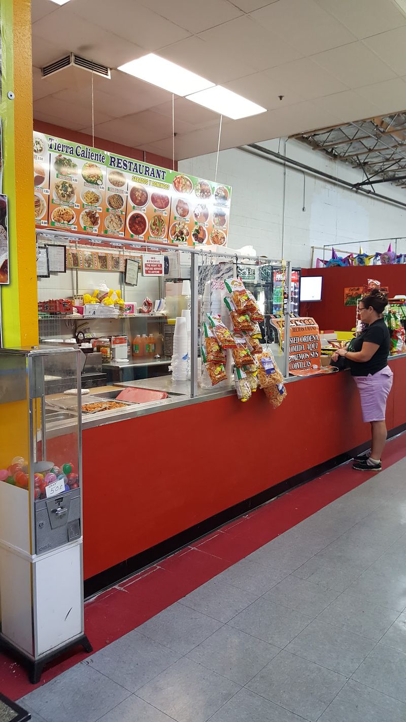 Mexican Street Food Waiting In The Back