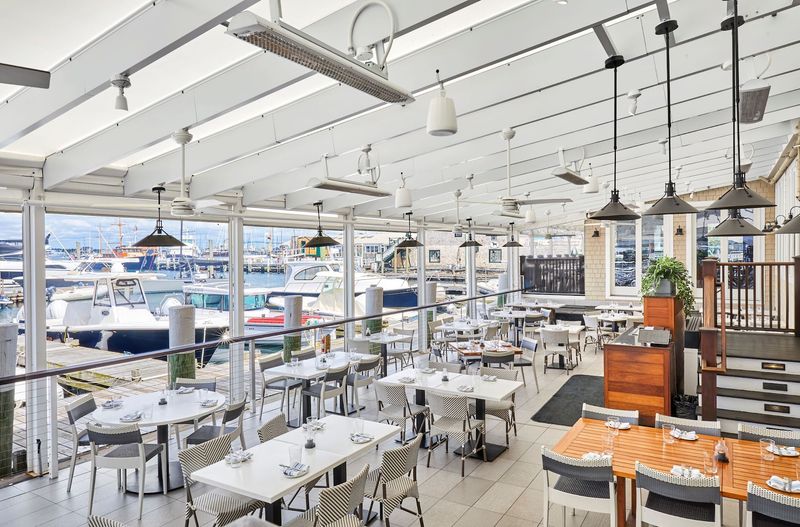 Indoor And Outdoor Seating Options With Scenic Outlooks