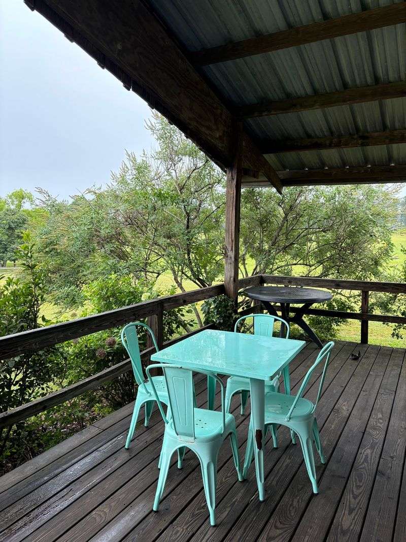 Rolling Hills And Porch Swing Calm