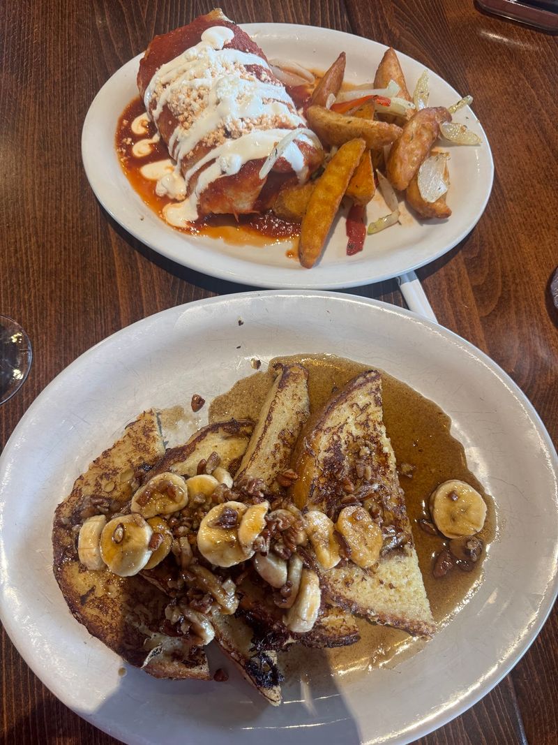 Crab Benedict And Sourdough French Toast