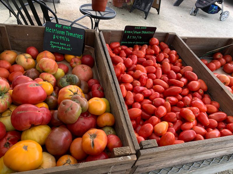 Produce Picked A Few Hundred Feet Away
