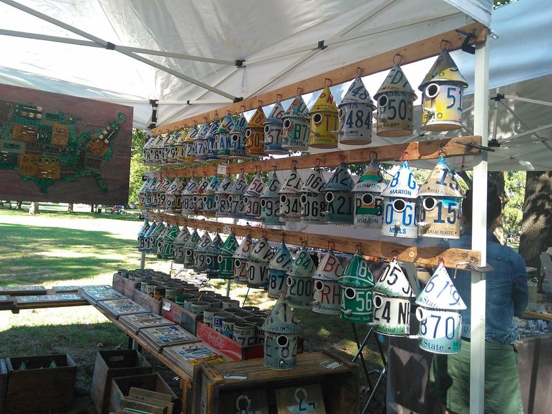 Artists And Makers Along The Tent Rows