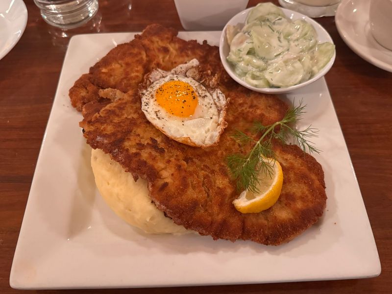 Schnitzel Fried To A Golden Finish