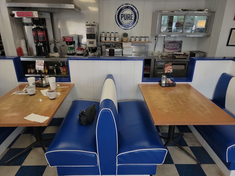 Blue And White Restaurant