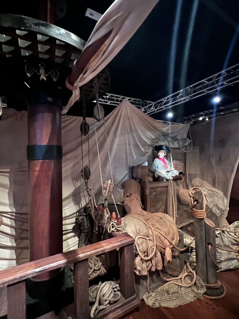 Walking A Recreated Deck Of The Whydah