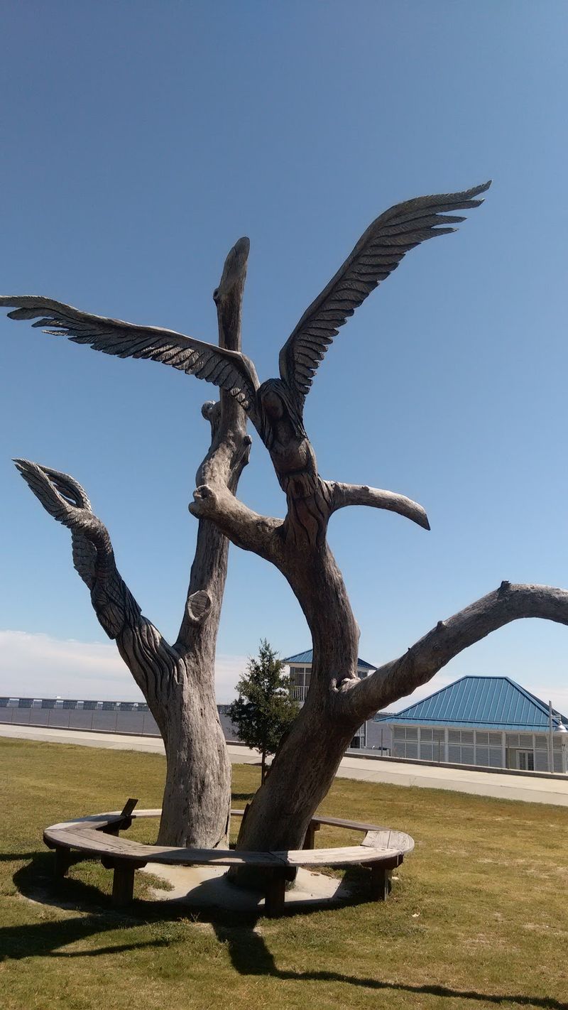 Angel Trees Carved From Storm Survivors