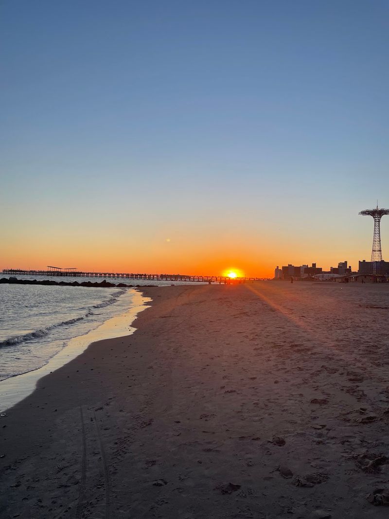 Coney Island Beach And Boardwalk