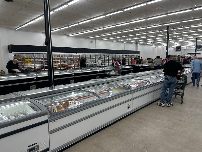 Freezers With Glass Lids Make Meat Shopping Easy