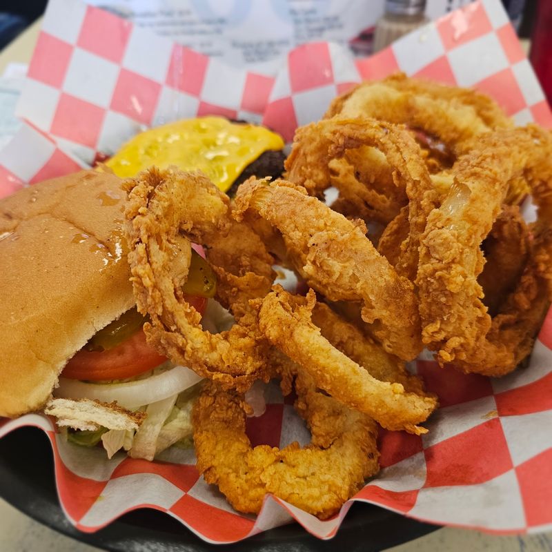 Hand-Breaded Onion Rings And Fried Sides