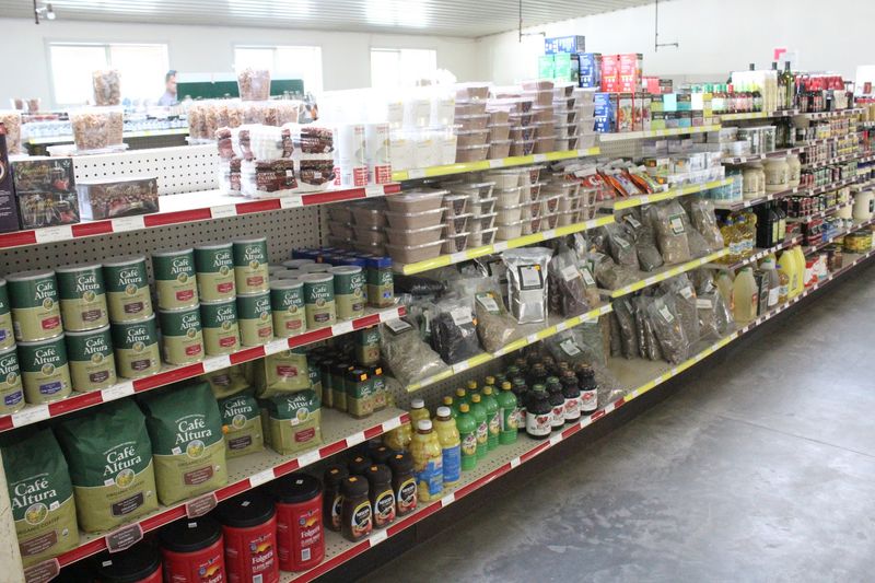 Bulk Foods Section With Baking Essentials