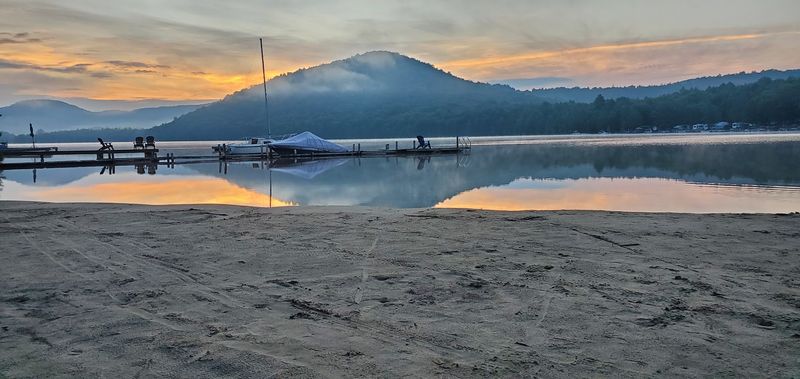 Sandy Toes At Pine Lake Park Beach