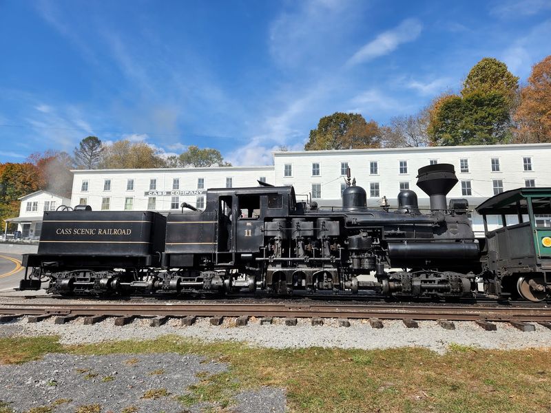 Cass Scenic Railroad - Whittaker Station Excursion, Cass, West Virginia, USA