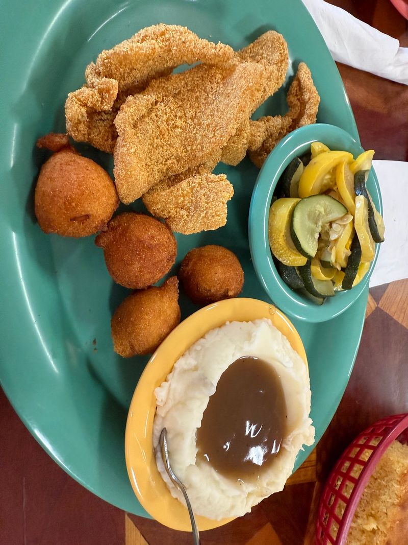 Golden Catfish And An All-You-Can-Eat Evening Special