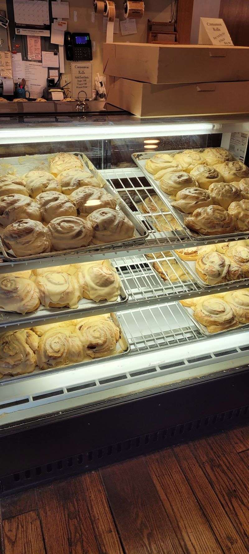 Cinnamon Rolls Sized Like A Softball