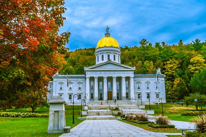 The Golden Capitol Dome Steals The Skyline
