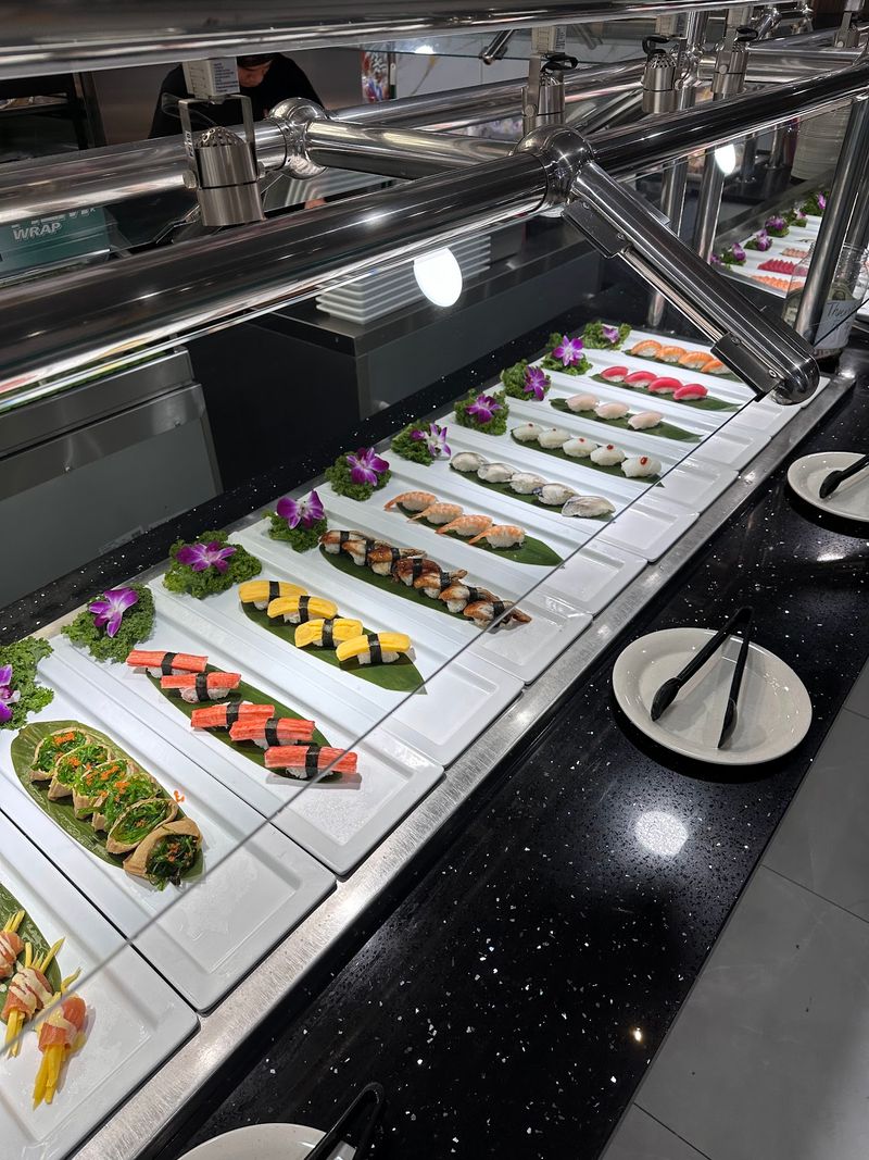Sushi And Sashimi Made Fresh Through Service