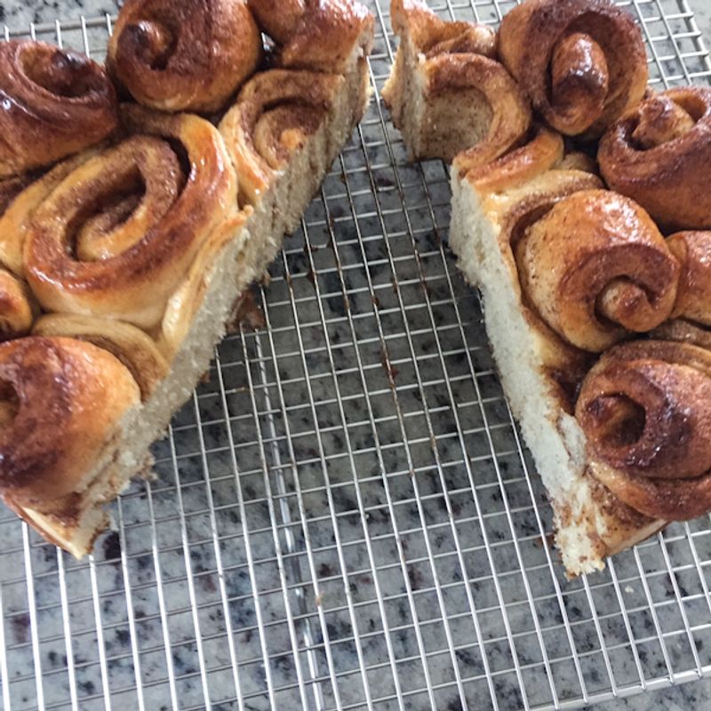 Cinnamon Snails Made From Croissant Trimmings