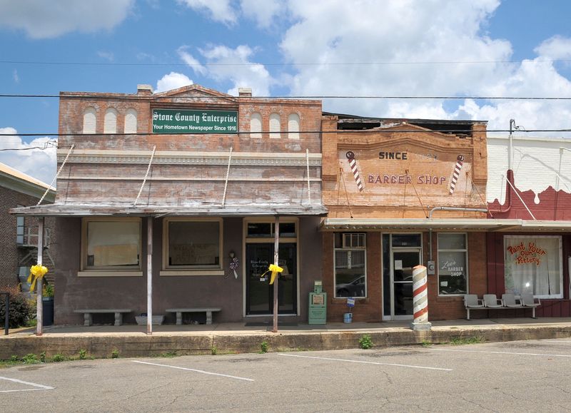 Brick Storefronts Born From A 1910 Blaze