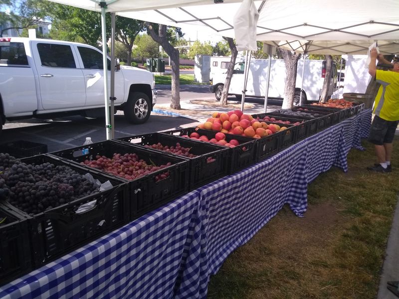 Bruce Trent Park Farmers Market In Northwest Las Vegas
