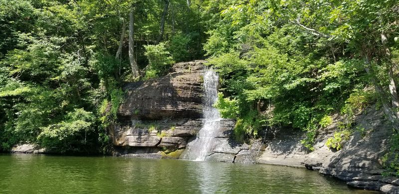 Yellow Creek Waterfall - Pickwick Lake, Iuka