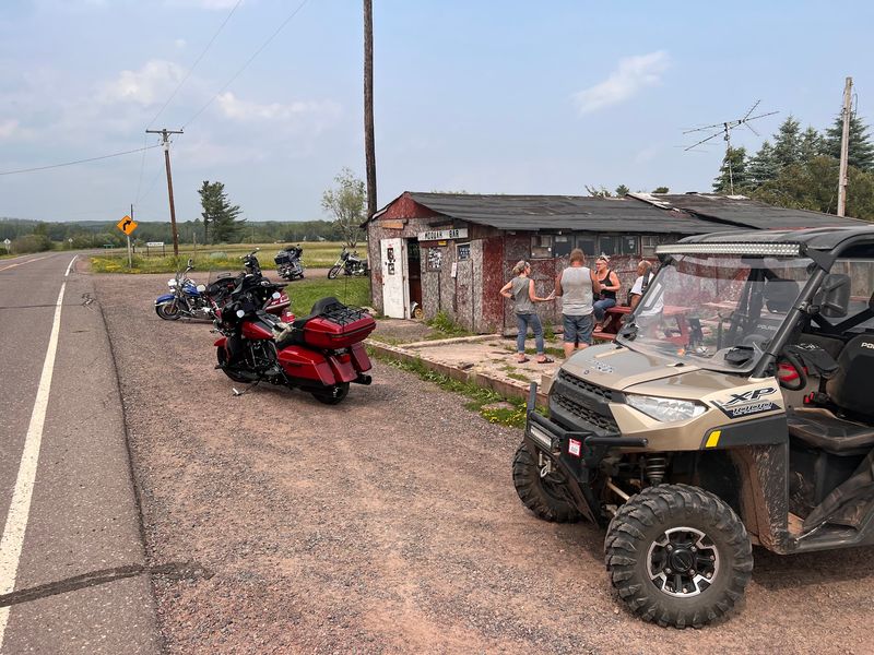 Right Off The Trail Where Riders Roll In