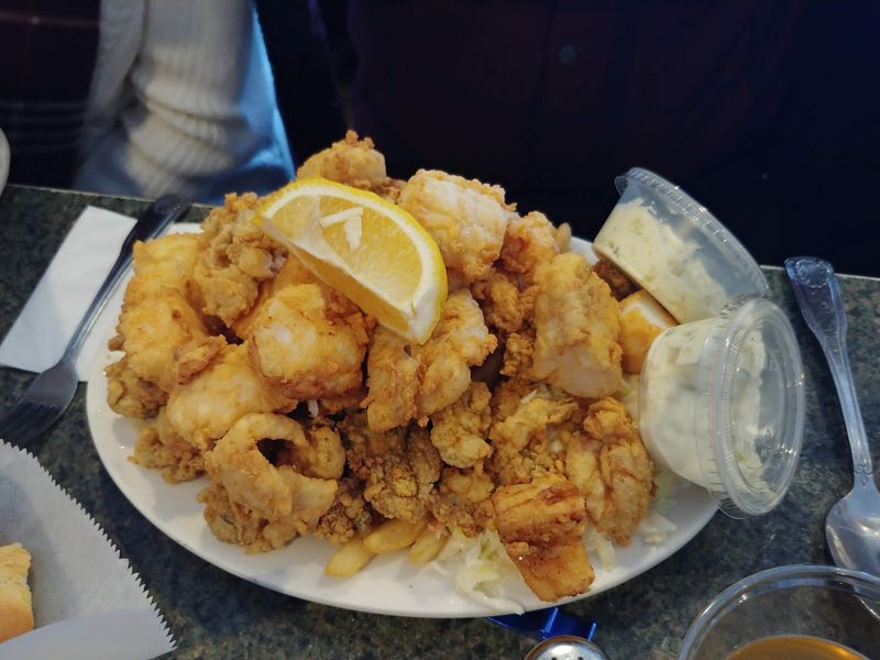 Fried Shrimp, Clams, And The Famous Combination Platter