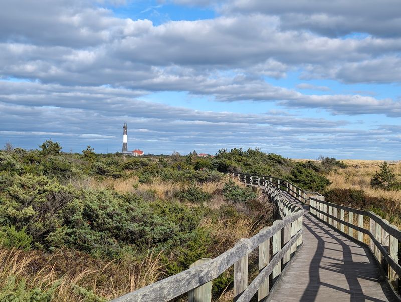 Boardwalk Trail Through Dunes
